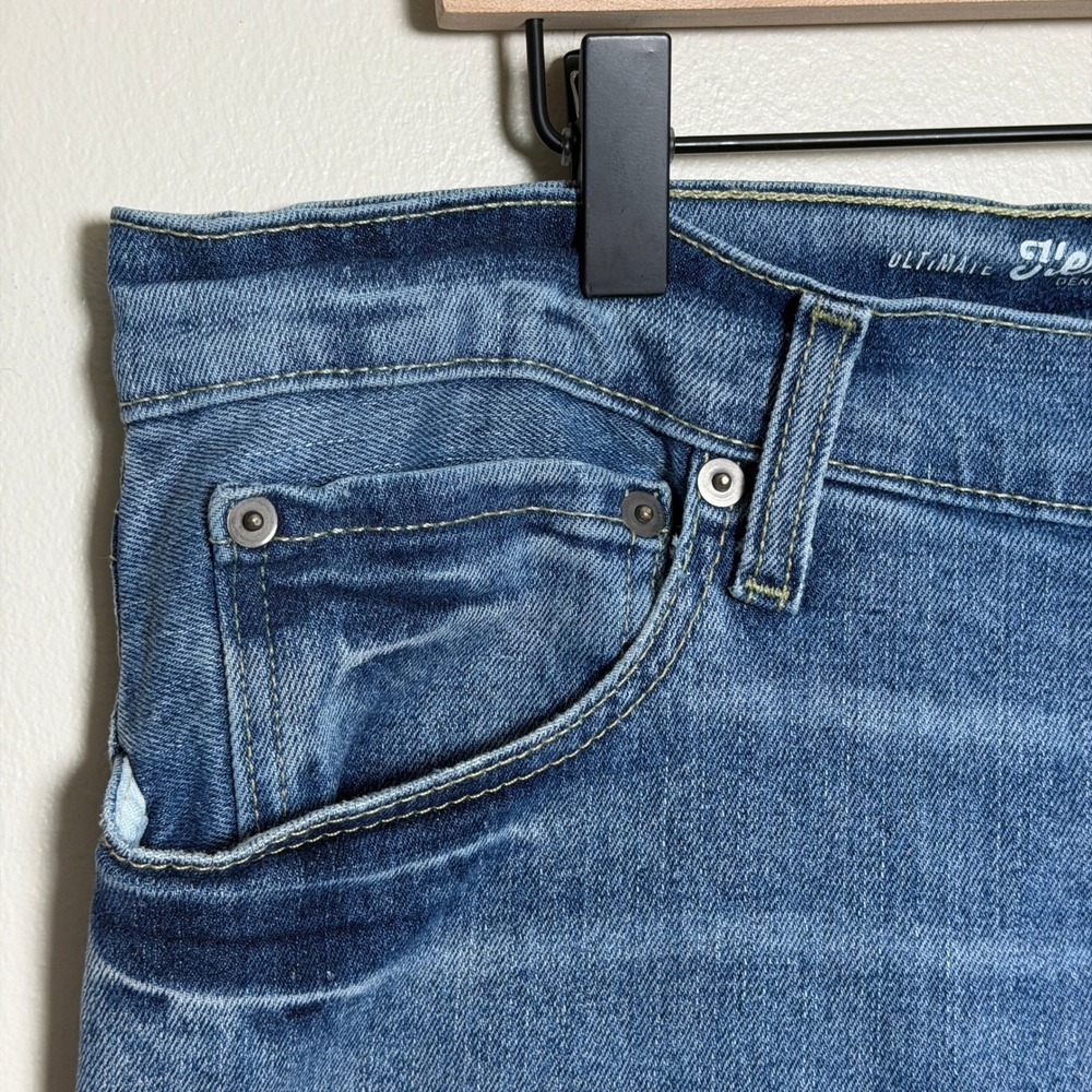 Urban Pipeline Mens Straight Leg Ultimate Flex Blue Jeans 33x30 Medium Wash - Picture 13 of 13